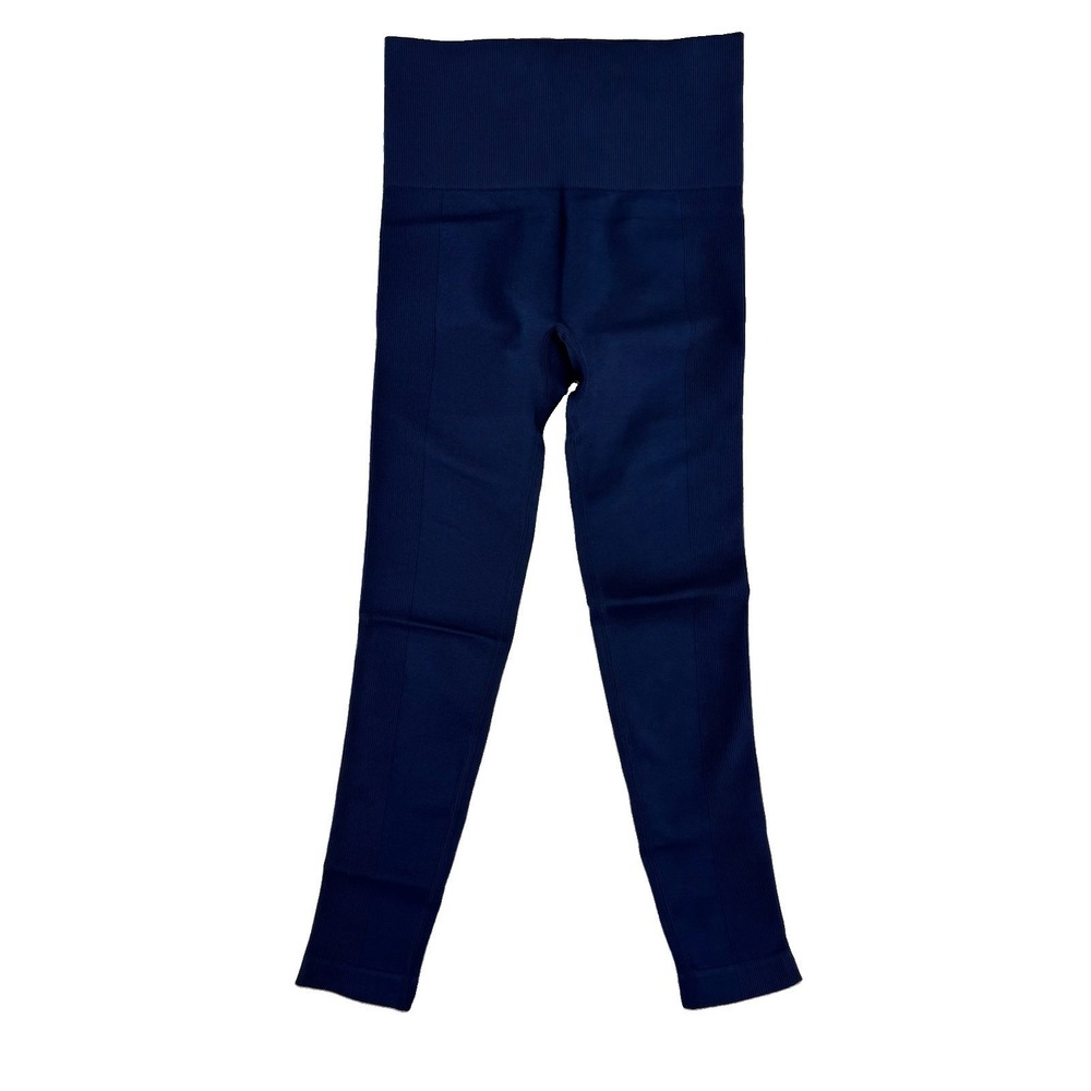 AnyBody Intimates Jacquard Panel Leggings Pants XXS Navy Blue